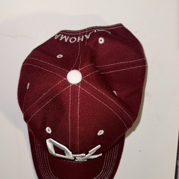 OK / OKLAHOMA Snapback RED Cap/Hat - Picture 2 of 5